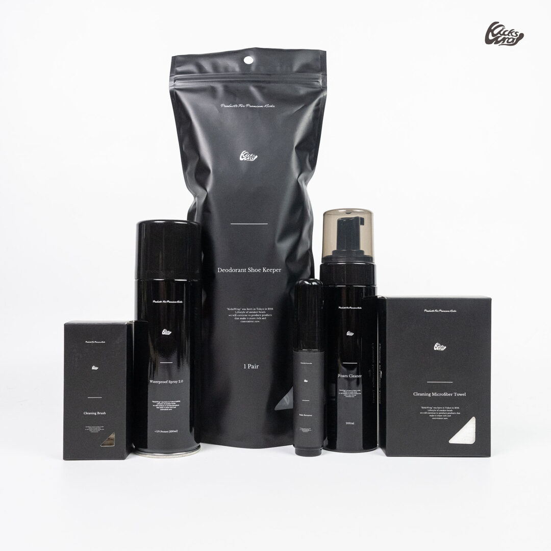 KicksWrapからスニーカーケアのスターターキット「The Starter Sneaker Care Kit」が2026年 8/20 19:00 発売 (キックスラップ)
