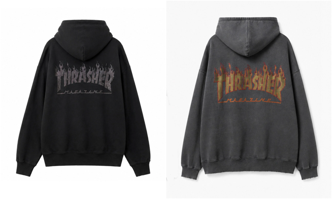 LHP × THRASHER 2026 FW 別注 “RHINESTONE HOODIE”が10月上旬 発売 (エルエイチピー スラッシャー “ラインストーン フーディー”)