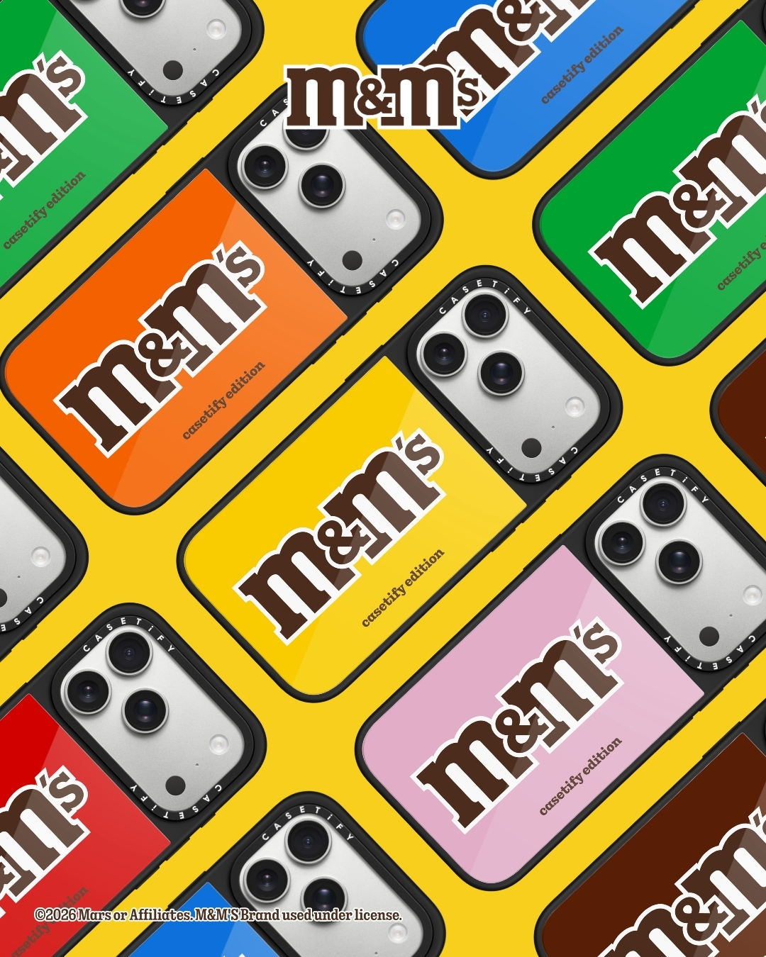 CASETiFY × M&M’S コラボコレクションが発売 (ケースティファイ エムアンドエムズ)
