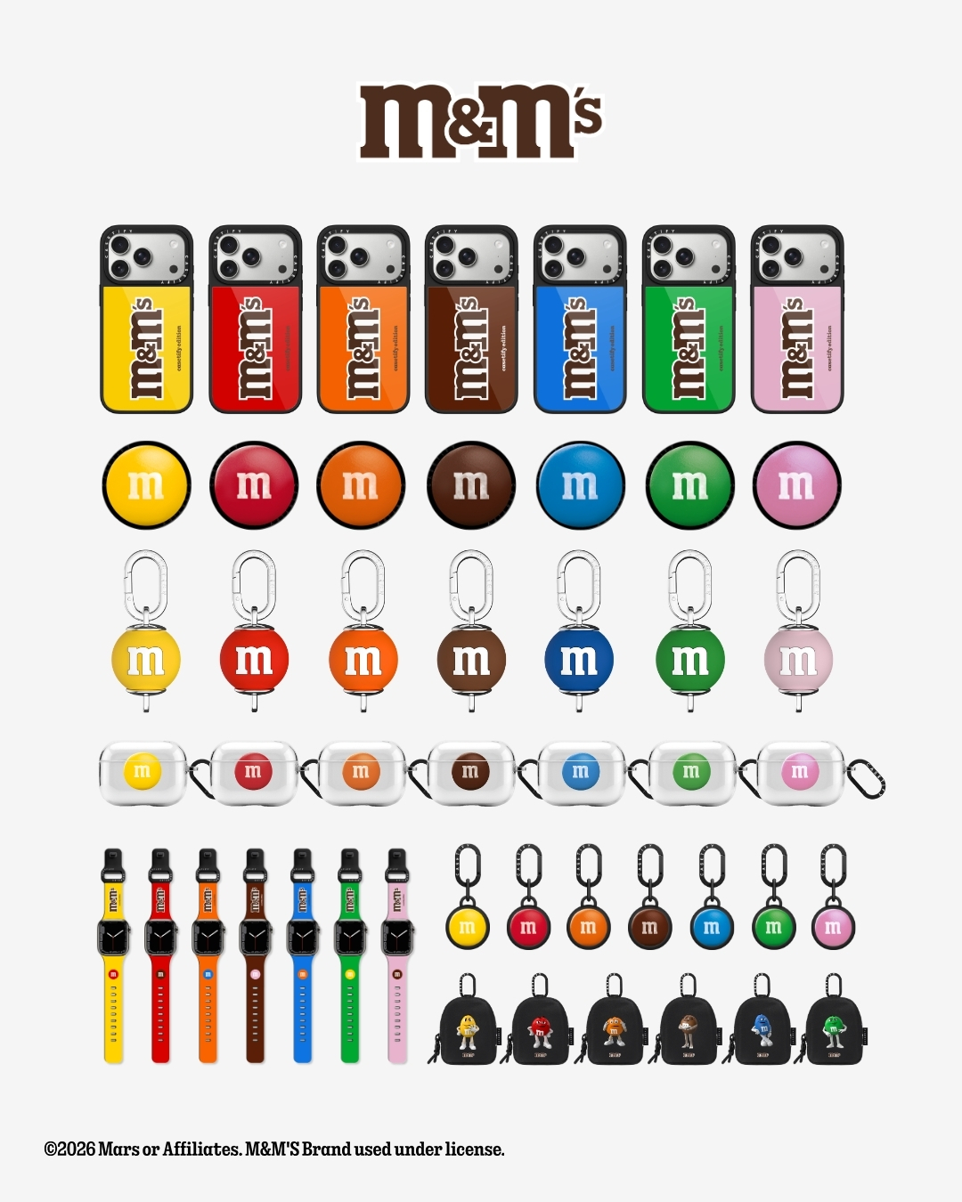 CASETiFY × M&M’S コラボコレクションが発売 (ケースティファイ エムアンドエムズ)