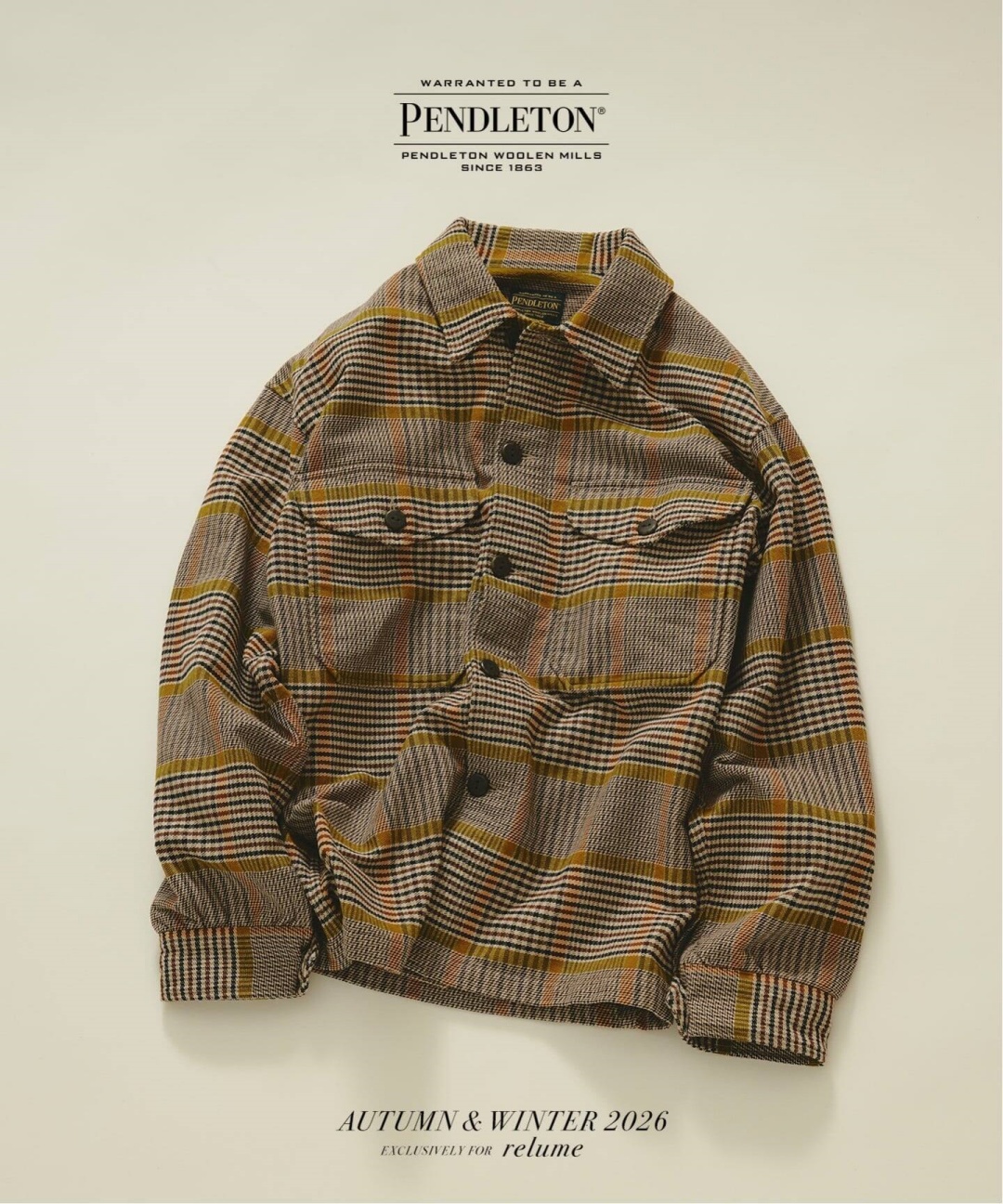 JOURNAL STANDARD relume × PENDLETON 別注 2026 FW (ジャーナルスタンダード ペンドルトン)