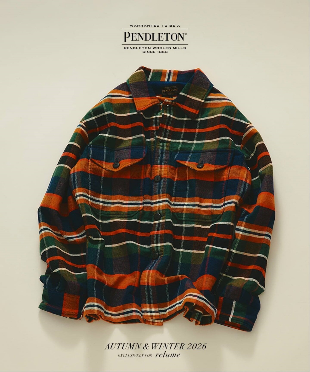 JOURNAL STANDARD relume × PENDLETON 別注 2026 FW (ジャーナルスタンダード ペンドルトン)