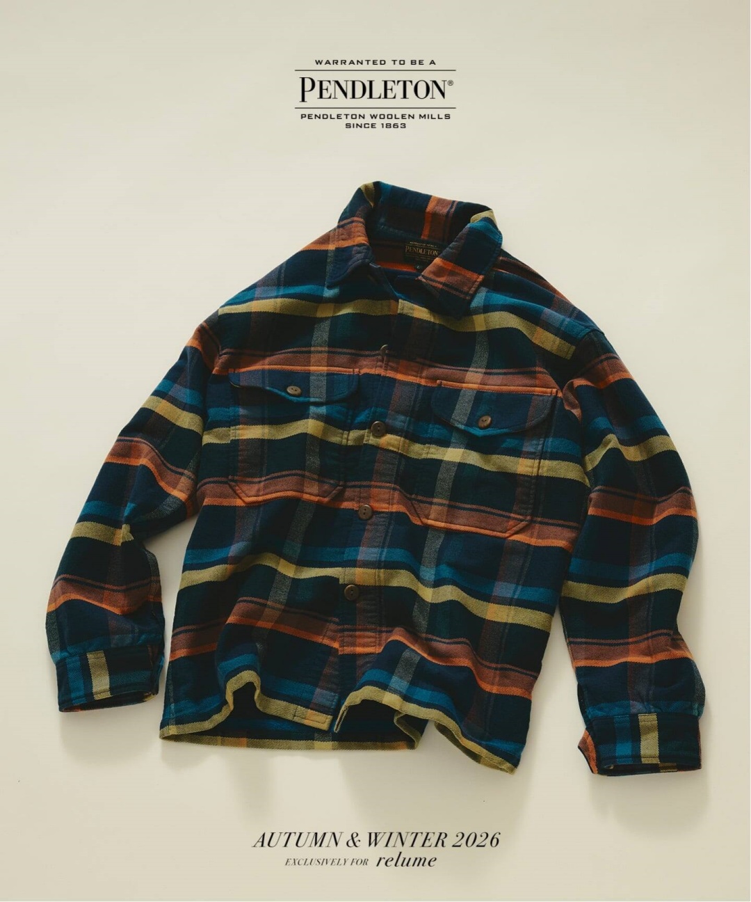 JOURNAL STANDARD relume × PENDLETON 別注 2026 FW (ジャーナルスタンダード ペンドルトン)