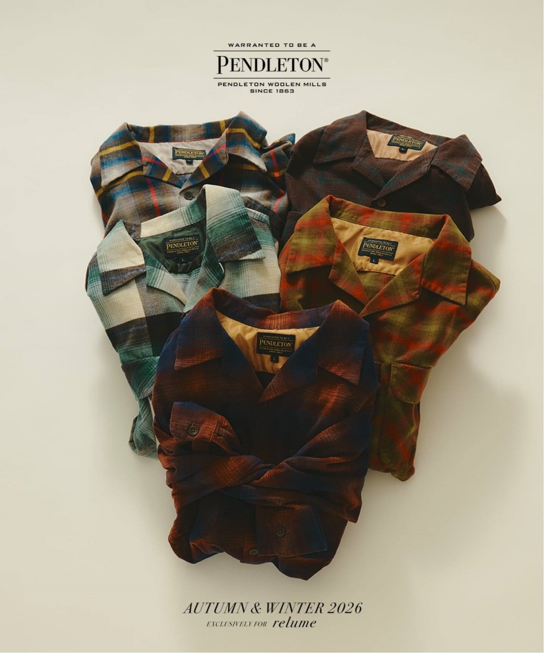 JOURNAL STANDARD relume × PENDLETON 別注 2026 FW (ジャーナルスタンダード ペンドルトン)