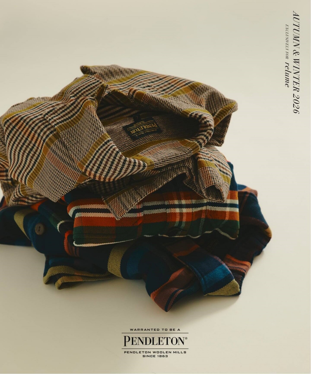 JOURNAL STANDARD relume × PENDLETON 別注 2026 FW (ジャーナルスタンダード ペンドルトン)