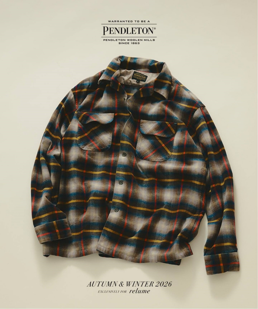 JOURNAL STANDARD relume × PENDLETON 別注 2026 FW (ジャーナルスタンダード ペンドルトン)