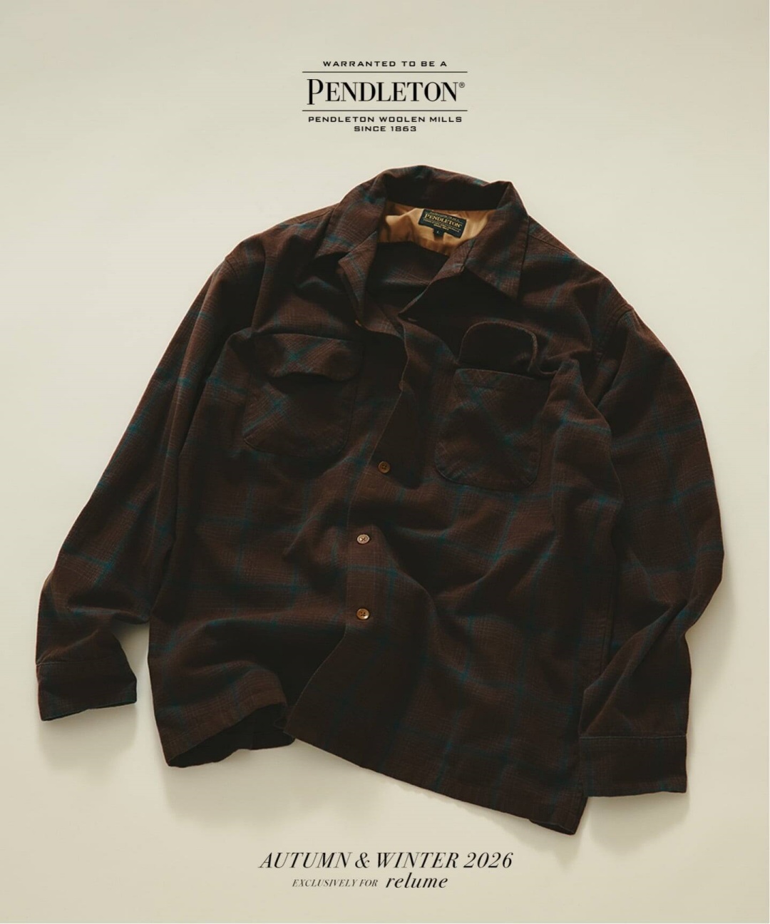 JOURNAL STANDARD relume × PENDLETON 別注 2026 FW (ジャーナルスタンダード ペンドルトン)