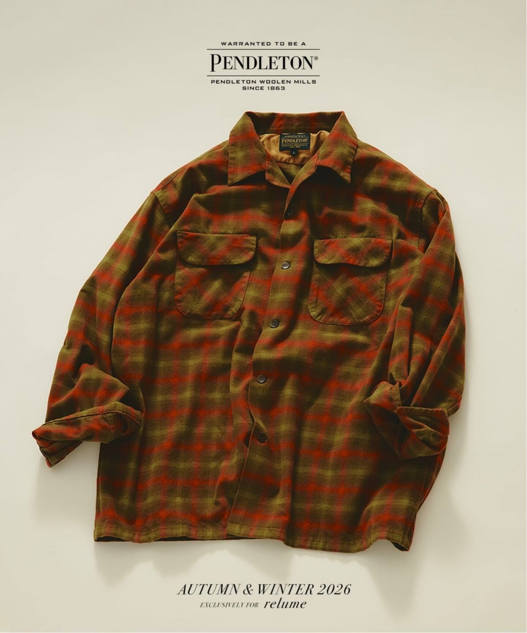 JOURNAL STANDARD relume × PENDLETON 別注 2026 FW (ジャーナルスタンダード ペンドルトン)