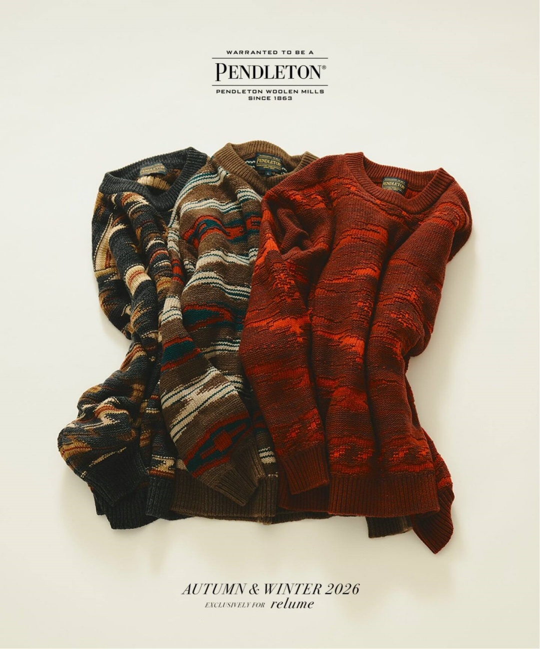 JOURNAL STANDARD relume × PENDLETON 別注 2026 FW (ジャーナルスタンダード ペンドルトン)