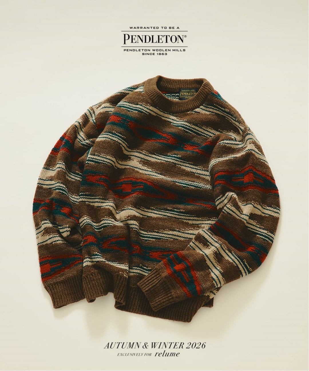 JOURNAL STANDARD relume × PENDLETON 別注 2026 FW (ジャーナルスタンダード ペンドルトン)