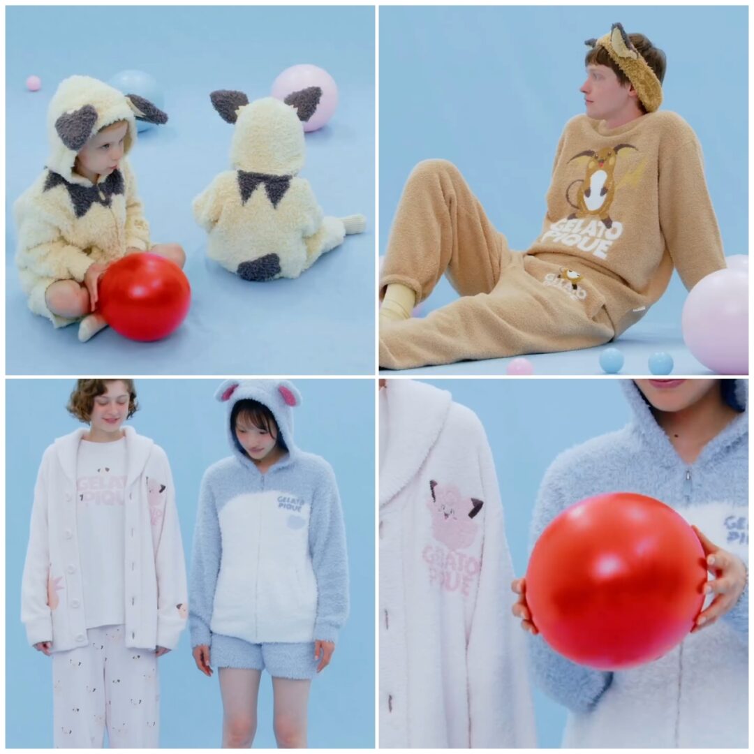 ジェラピケ × ポケモン 30周年 コラボが9/9 12:00~発売 (ジェラートピケ GELATO PIQUE Pokémon)