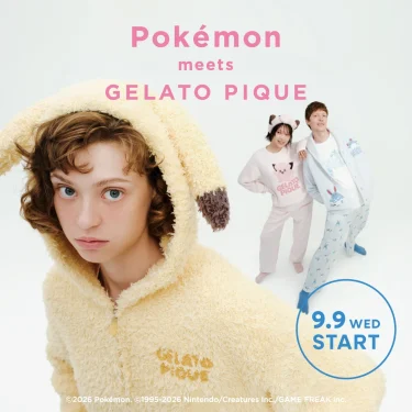 ジェラピケ × ポケモン 30周年 コラボが9/9 12:00~発売 (ジェラートピケ GELATO PIQUE Pokémon)