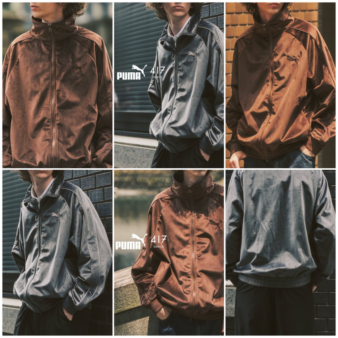 417 EDIFICE / SLOBE × PUMA 2026 FW 別注 “T7 トラックジャケット”が10月中旬 発売 (エディフィス スローブ プーマ)