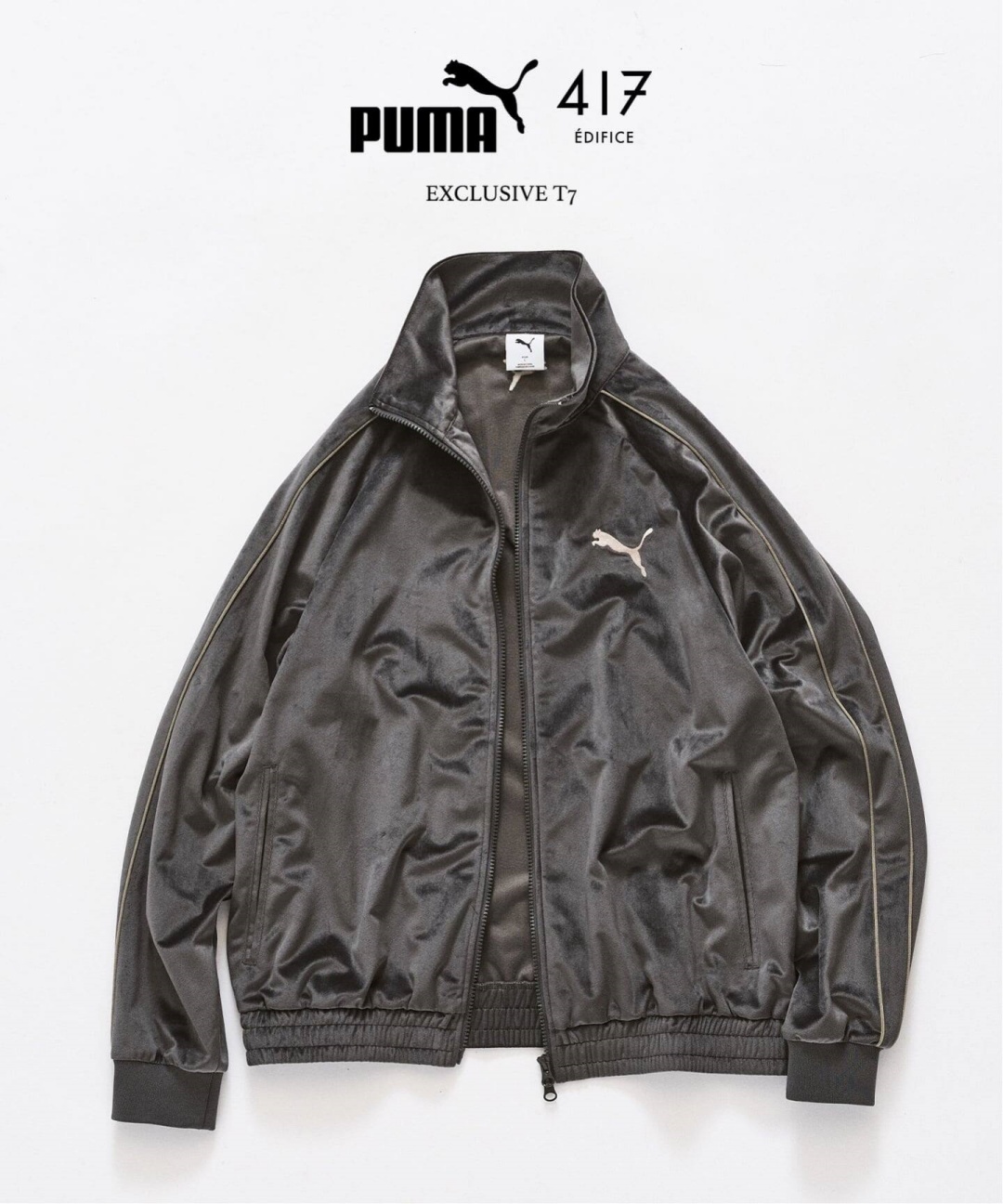 417 EDIFICE / SLOBE × PUMA 2026 FW 別注 “T7 トラックジャケット”が10月中旬 発売 (エディフィス スローブ プーマ)