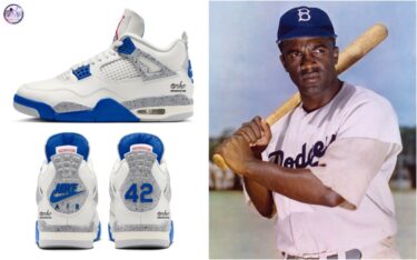 【2027年 4/15 発売】NIKE AIR JORDAN 4 RETRO OG “Jackie Robinson” (ナイキ エア ジョーダン 4 レトロ “ジャッキー・ロビンソン”) [JJ9189-101]