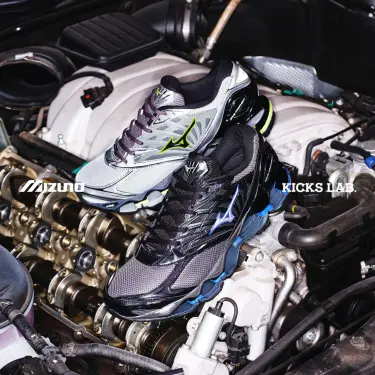 【KICKS LAB.限定・2026年 8/14 発売】MIZUNO WAVE PROPHECY LS "Light Grey/Charcoal" (キックスラボ ミズノ ウェーブ プロフェシー) [D1GA333711/D1GA333712]