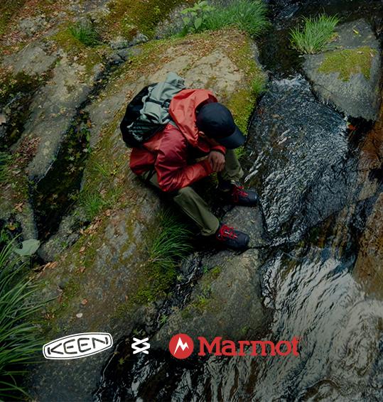 KEEN × Marmot 初コラボレーション「Targhee EXP WP」が2026年 8/28 発売 (キーン マーモット)