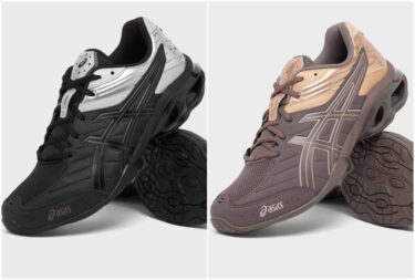 【2026年 8/21 発売】ASICS GEL-KINETIC FR “BLACK/COCOA POWDER” (アシックス ゲルキネティック) [1203B051.001/1203B051.200]