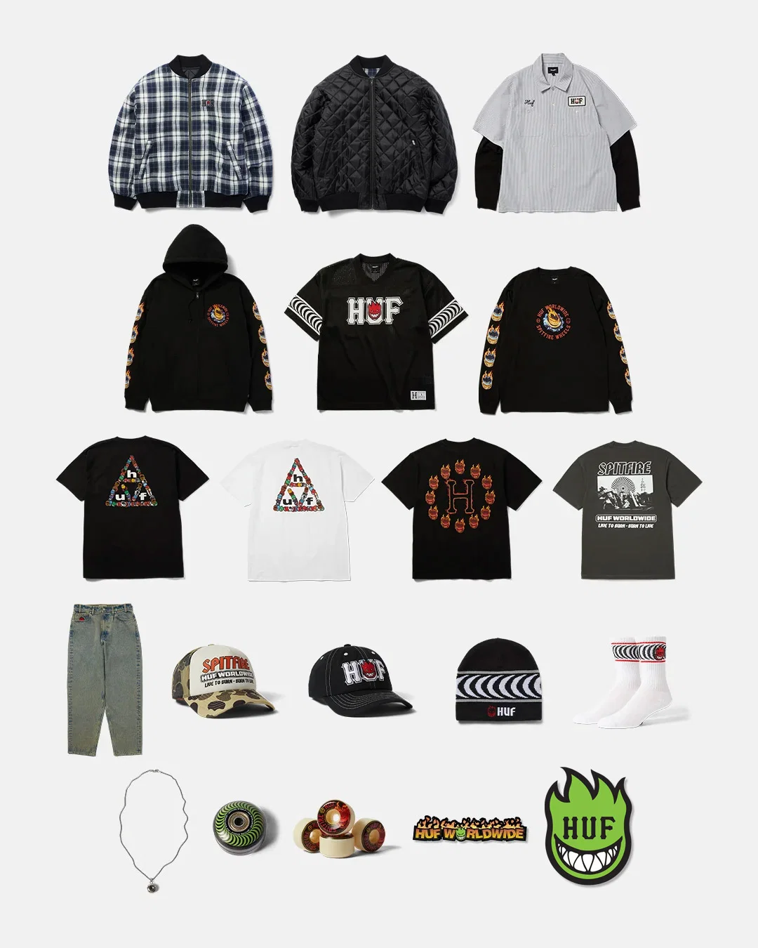 HUF × SPITFIRE 2026 コラボが8/7 発売 (ハフ スピットファイヤー)