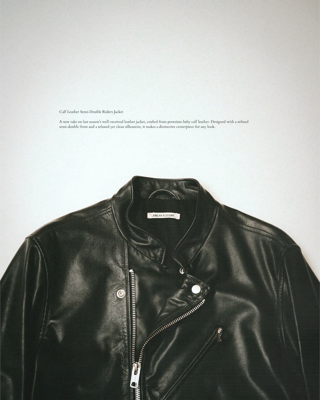 FREAK’S STORE “LEATHER COLLECTION” 2026 FWが9月中旬 発売 (フリークスストア レザーコレクション)