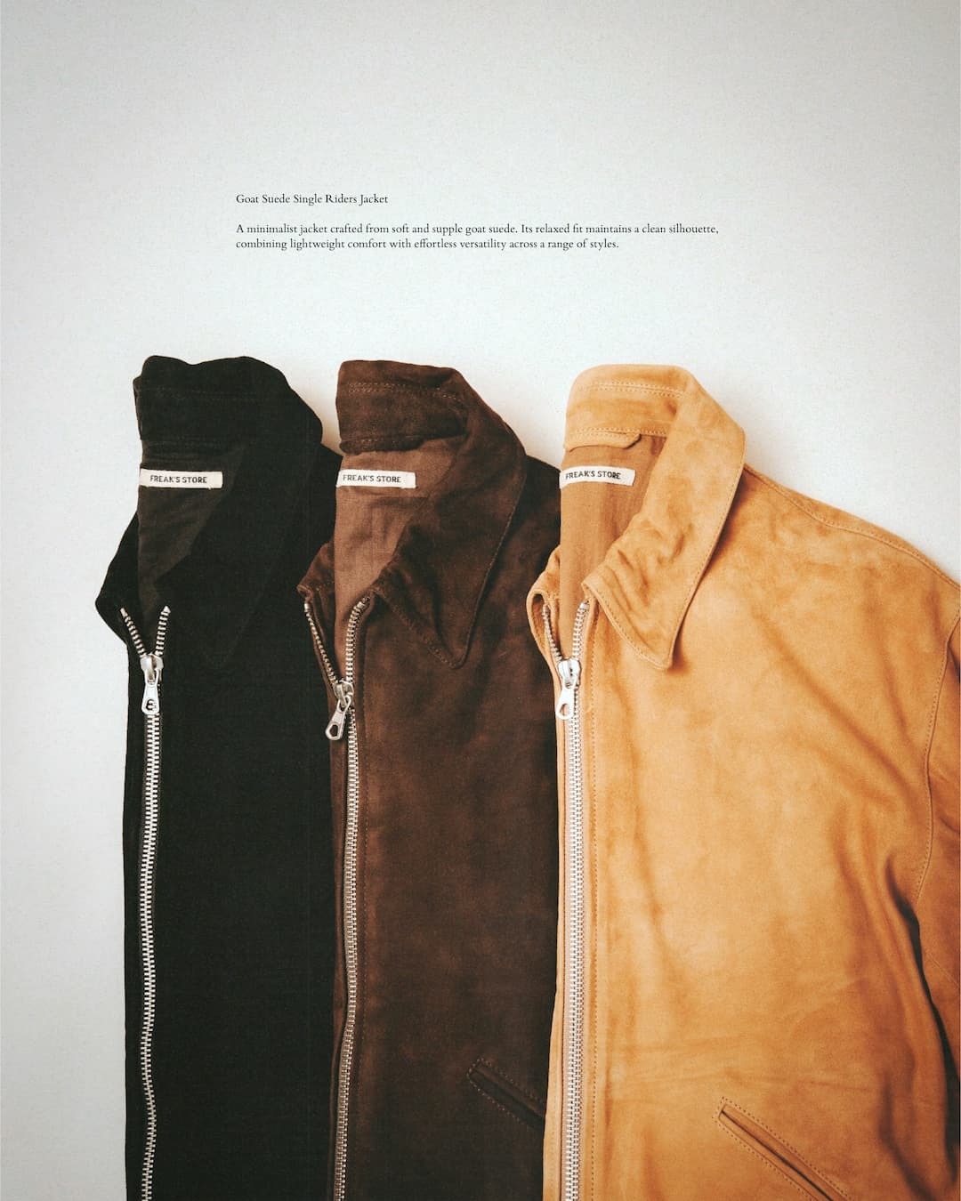 FREAK’S STORE “LEATHER COLLECTION” 2026 FWが9月中旬 発売 (フリークスストア レザーコレクション)