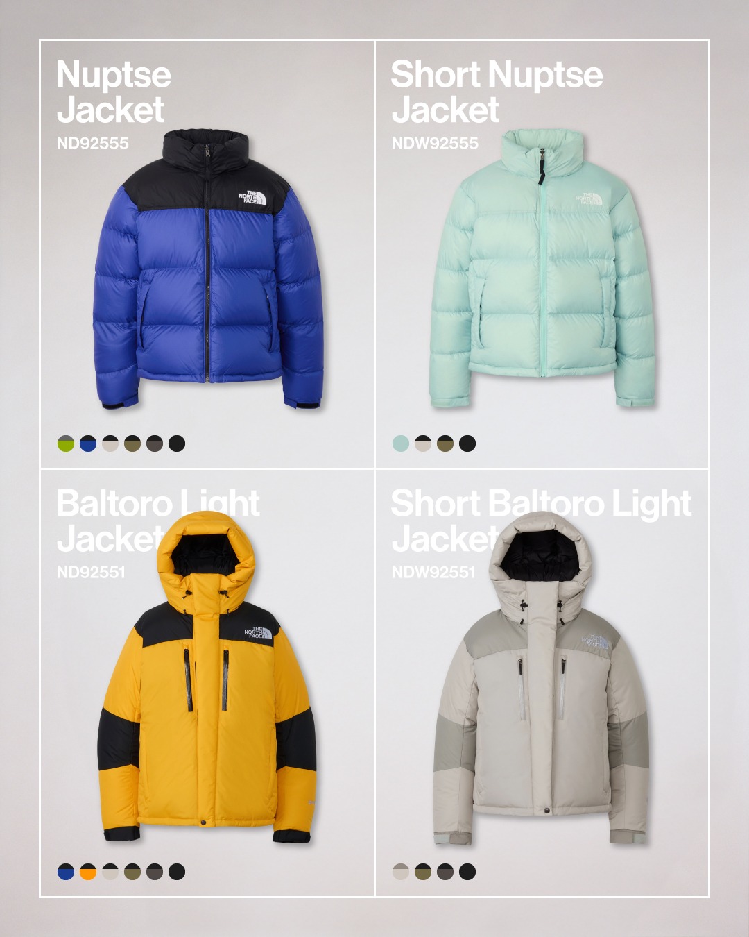 THE NORTH FACE 2026年 秋冬コレクション ジャケットアイテムの先行予約が8/31 11:59まで受付 (ザ・ノース・フェイス)