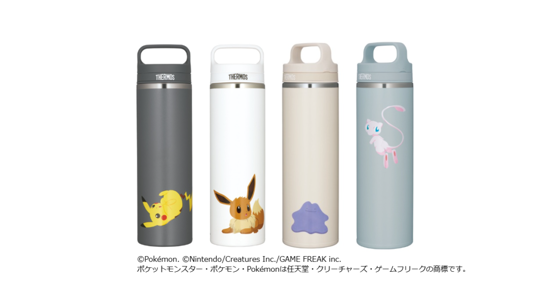 サーモス × ポケモン デザイン真空断熱マグ & 保冷バッグが発売 (Thermos Pokemon)