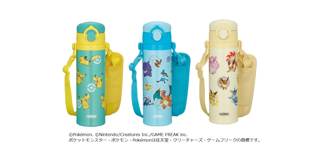 サーモス × ポケモン デザイン真空断熱マグ & 保冷バッグが発売 (Thermos Pokemon)