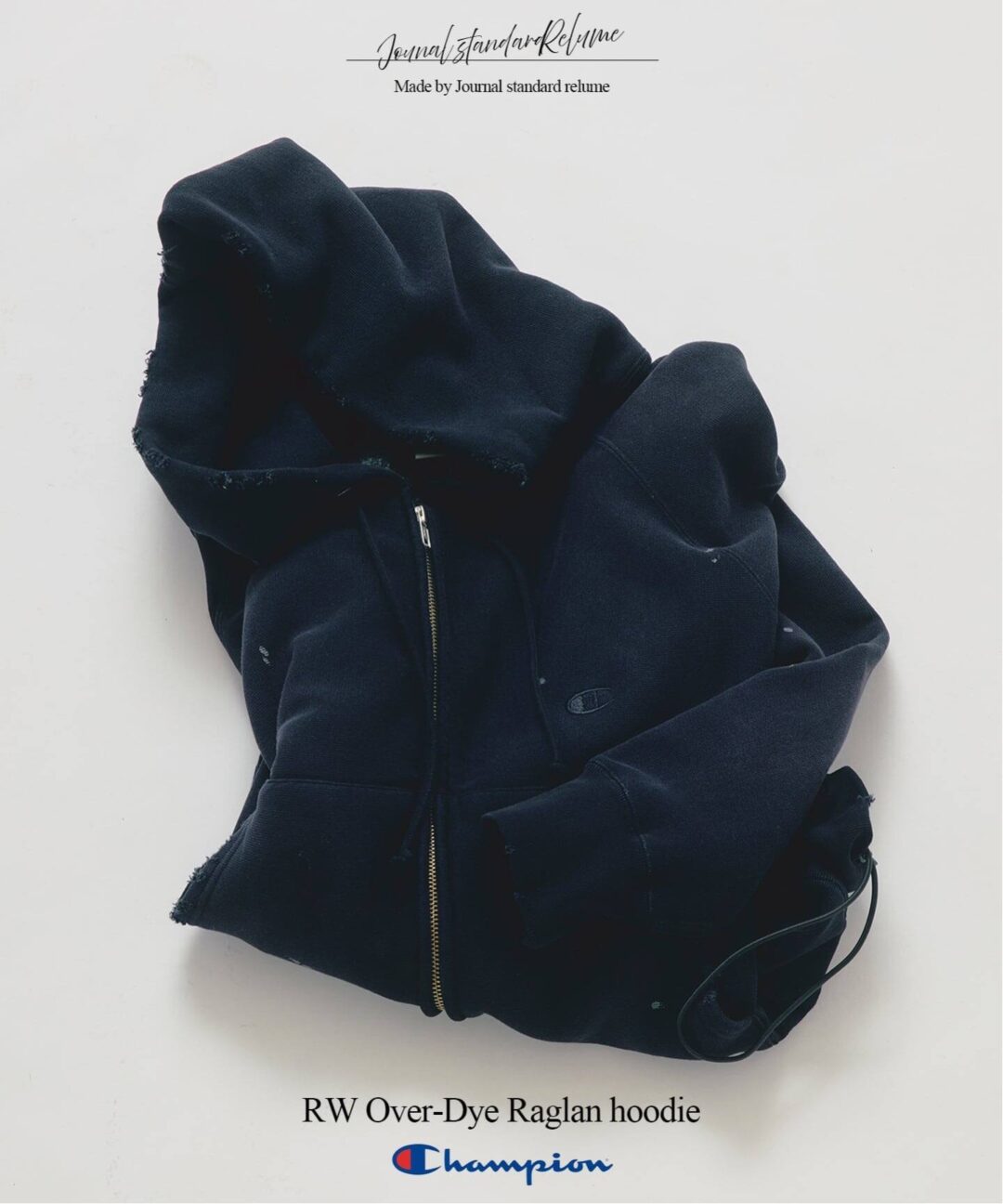 Champion × JOURNAL STANDARD relume 2026 FW 別注 “リバースウィーブ オーバーダイ スウェット”が10月中旬 発売 (チャンピオン ジャーナルスタンダード)