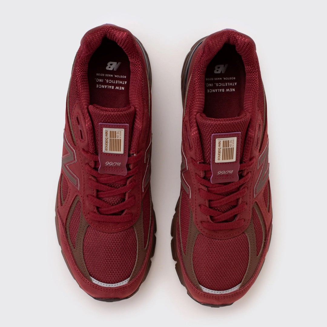 【2026年 9/24 発売予定】New Balance U990v4 BR4 “Monarch Burgundy/Pumpernickle” Made in USA (ニューバランス メイドインUSA) [U990BR4]