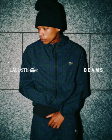 LACOSTE × BEAMS 別注 2026 FW "Plaid Hooded Jacket & Pants"が10/3 発売 (ラコステ ビームス 2026年 秋冬)