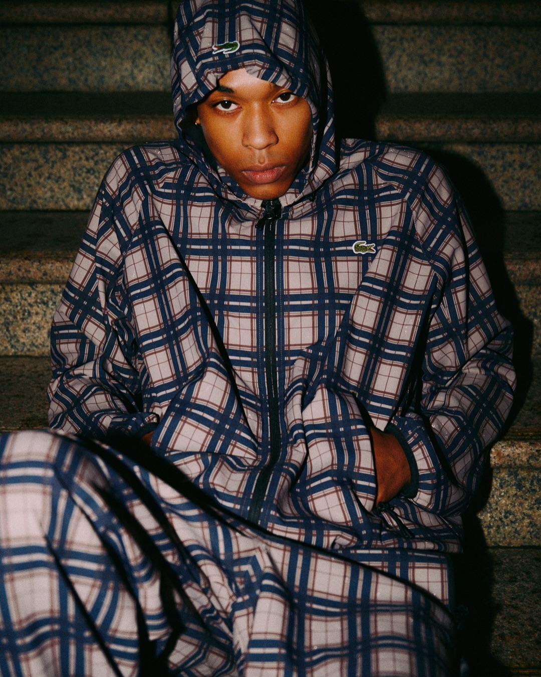 LACOSTE × BEAMS 別注 2026 FW “Plaid Hooded Jacket & Pants”が10/3 発売 (ラコステ ビームス 2026年 秋冬)