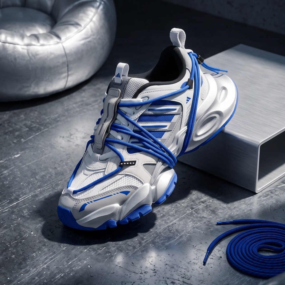 【2026年 発売】adidas Originals XLG RUNNER 2.0 FOS “Blue/White” (アディダス オリジナルス ランナー “ブルー/ホワイト”) [LA7035]
