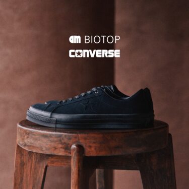 CONVERSE × BIOTOP × 在原みゆ紀「ONE STAR SUEDE / AM BIOTOP」が2026年 10/10 発売 (コンバース ビオトープ ワンスター スエード)