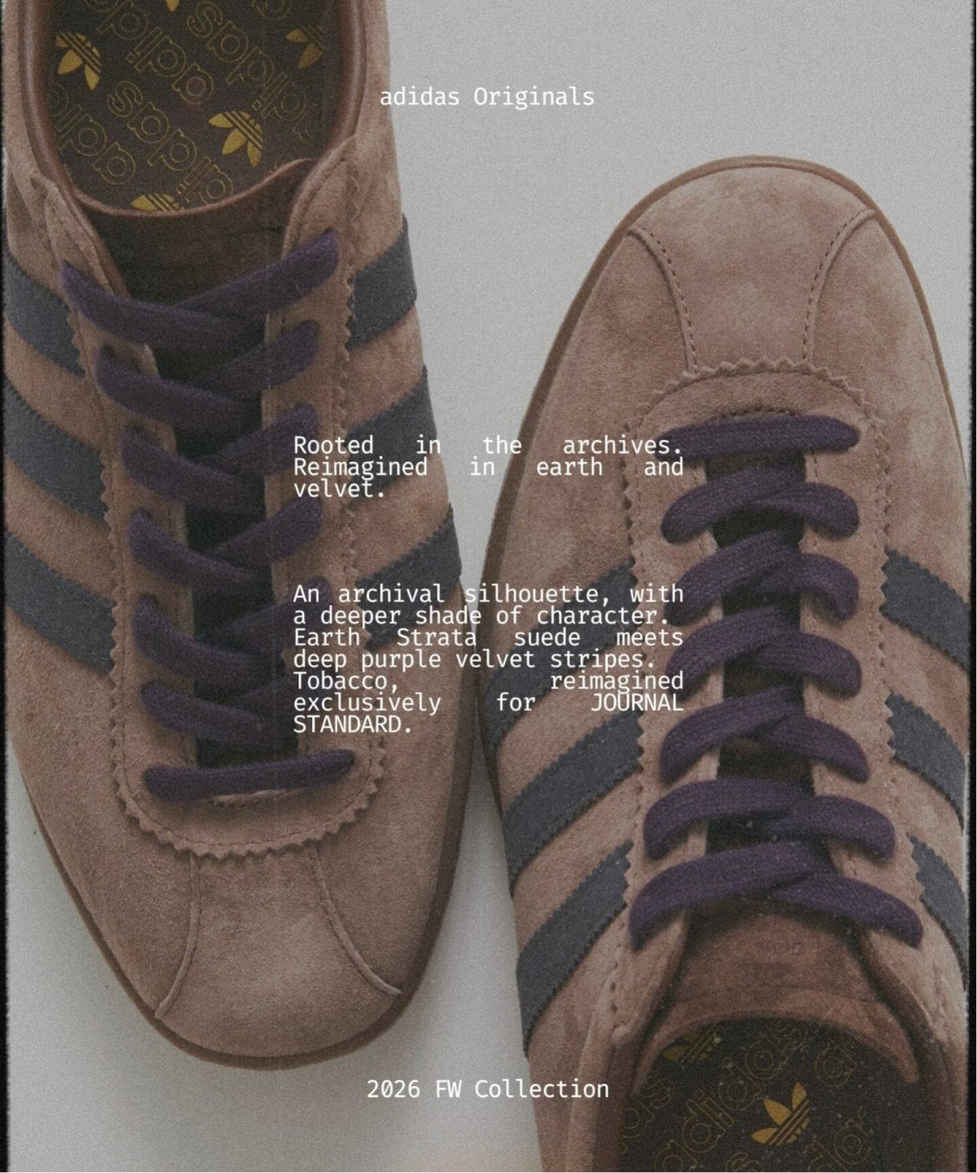 adidas Originals for JOURNAL STANDARD TOBACCO 2026 FW（adidas × JOURNAL STANDARD）