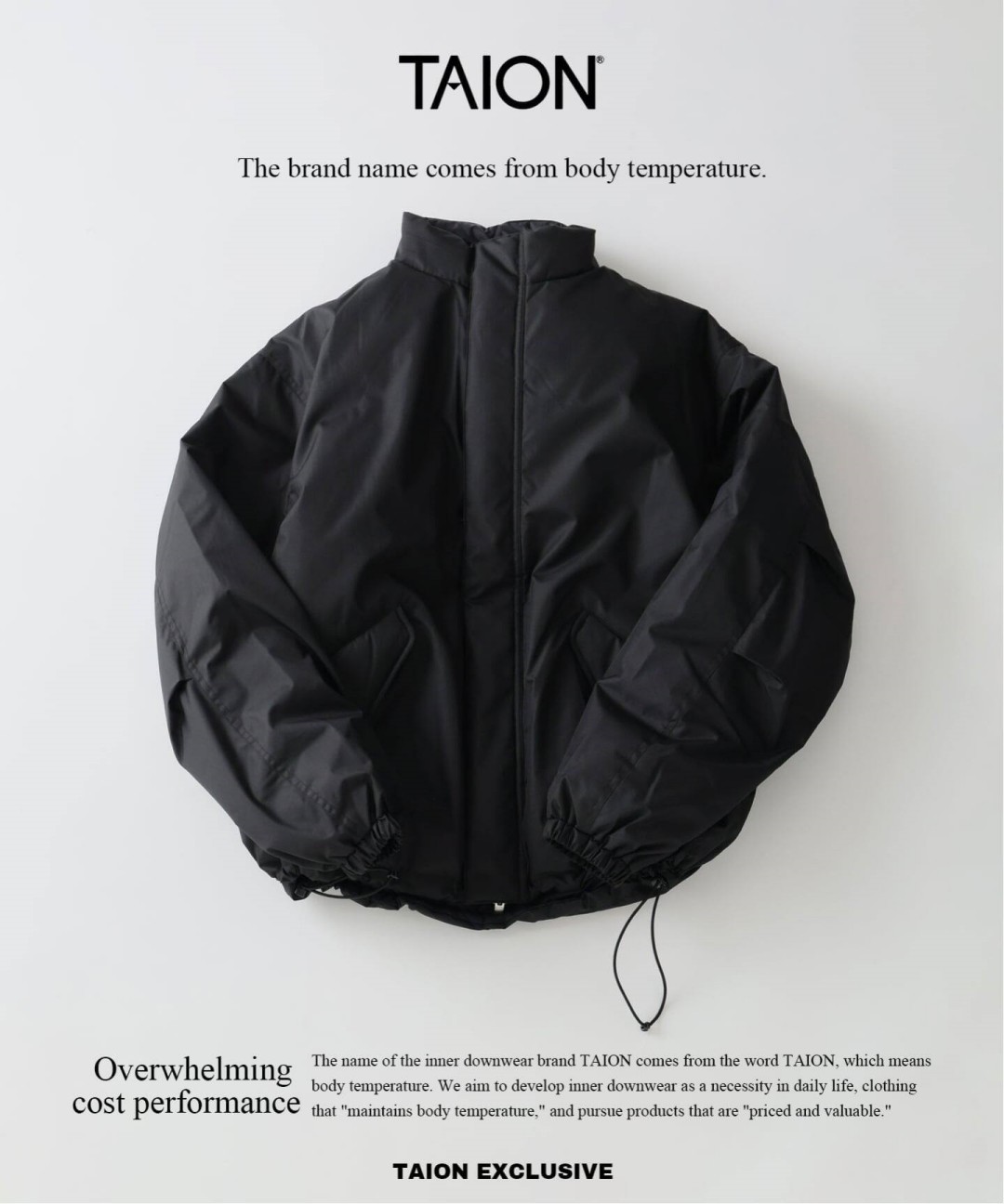 JOURNAL STANDARD relume × TAION 2026 FW 別注 “リバーシブル ショートモッズ ダウンブルゾン”が10月下旬 発売 (ジャーナルスタンダード タイオン)