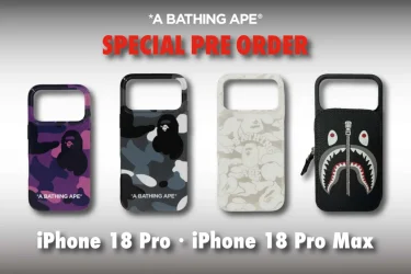A BATHING APE iPhone 18ケースが2026年 9/19 11:00～9/30 11:59まで受注 (ア ベイシング エイプ アイフォン)