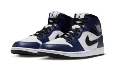 【2026年 9/14 発売】NIKE AIR JORDAN 1 MID “White/College Navy” (ナイキ エア ジョーダン ミッド “ホワイト/カレッジネイビー”) [DQ8426-108]