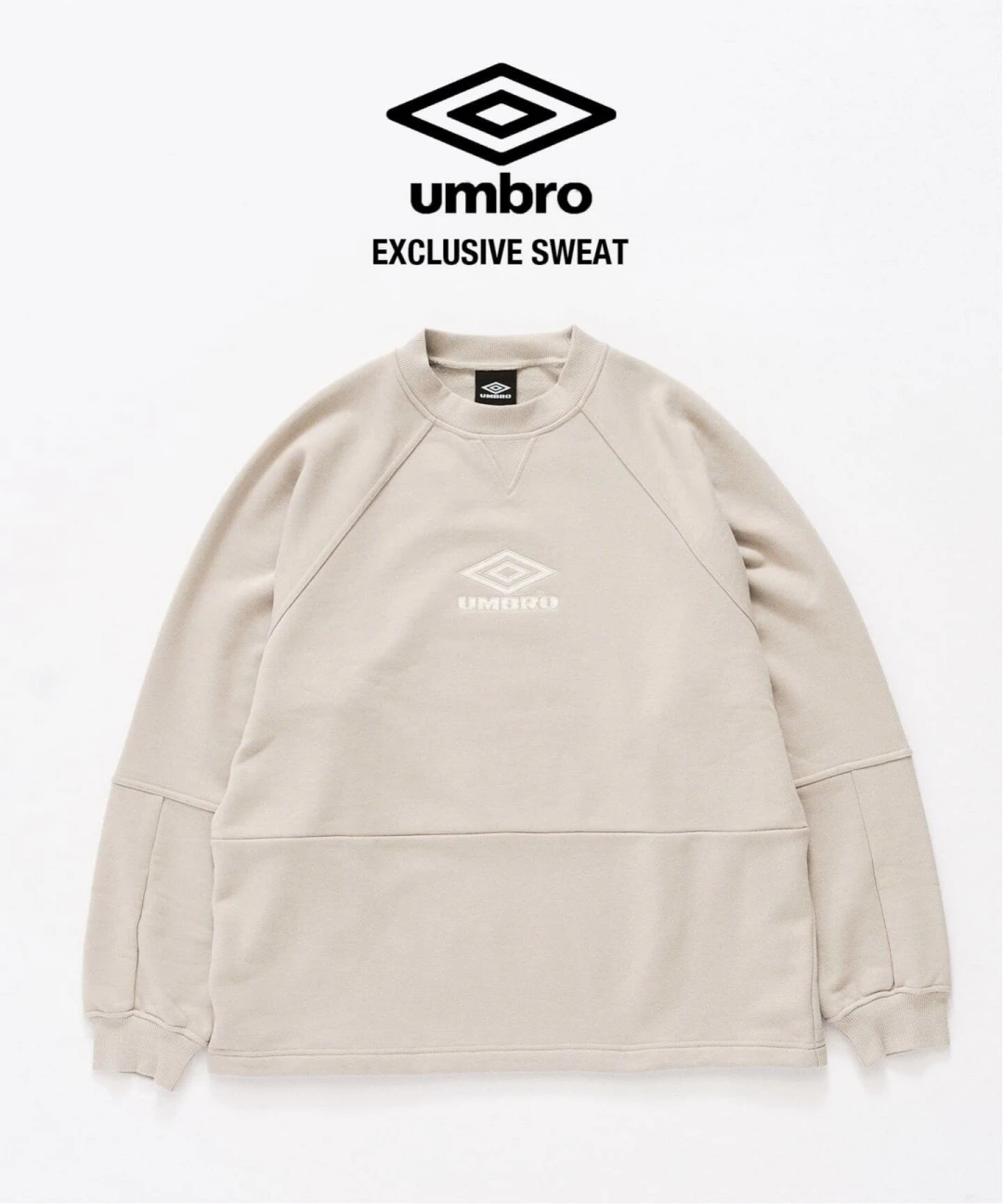 417 EDIFICE × UMBRO 2026 FW 別注 “スウェットシャツ”が10月中旬 発売 (エディフィス アンブロ)