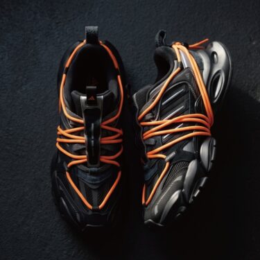 【2026年 発売】adidas Originals XLG RUNNER 2.0 FOS “Black/Orange” (アディダス オリジナルス ランナー “ブラック/オレンジ”) [LA7034]