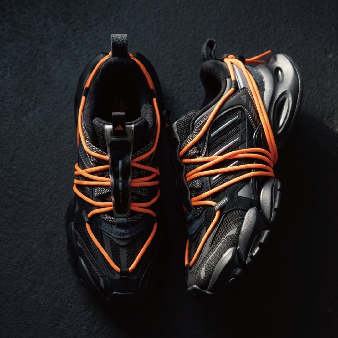 【2026年 発売】adidas Originals XLG RUNNER 2.0 FOS “Black/Orange” (アディダス オリジナルス ランナー "ブラック/オレンジ") [LA7034]