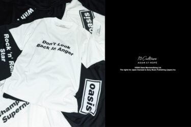 oasis 10Culture / ADAM ET ROPE’ 2026 AW 新作「Stop The Clocks Tee」が9/29 発売 (オアシス アダム エ ロペ ストップ・ザ・クロックス)