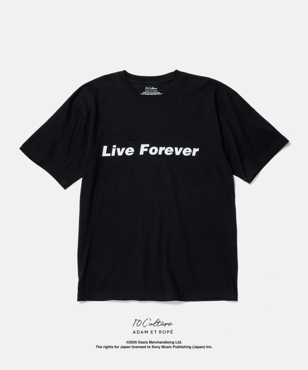 oasis 10Culture / ADAM ET ROPE’ 2026 AW 新作「Stop The Clocks Tee」が9/29 発売 (オアシス アダム エ ロペ ストップ・ザ・クロックス)