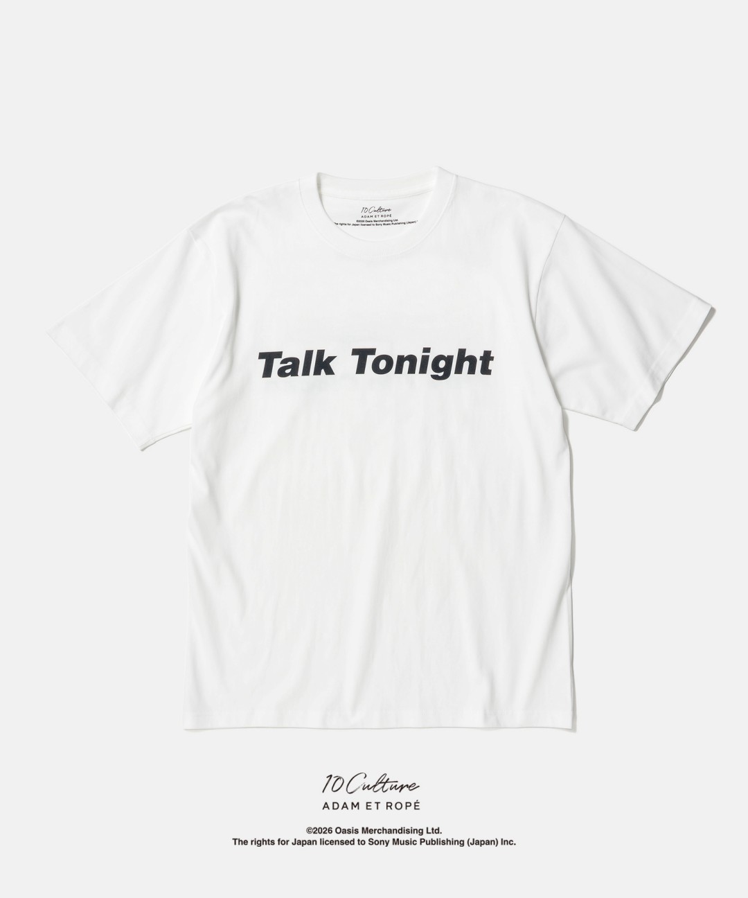 oasis 10Culture / ADAM ET ROPE’ 2026 AW 新作「Stop The Clocks Tee」が9/29 発売 (オアシス アダム エ ロペ ストップ・ザ・クロックス)