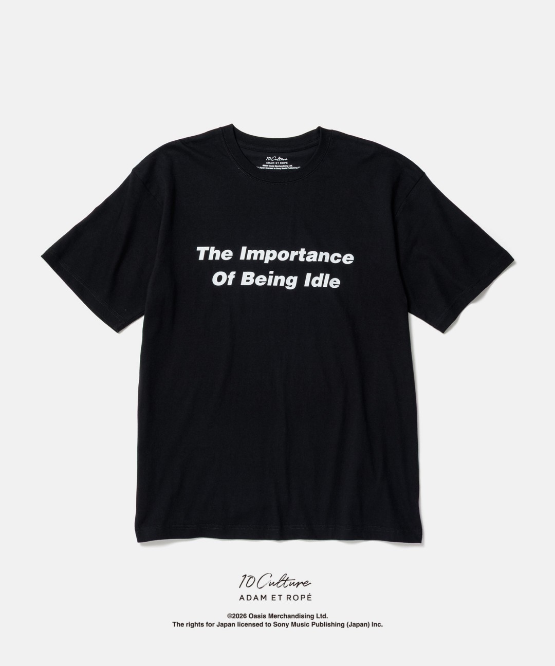 oasis 10Culture / ADAM ET ROPE’ 2026 AW 新作「Stop The Clocks Tee」が9/29 発売 (オアシス アダム エ ロペ ストップ・ザ・クロックス)