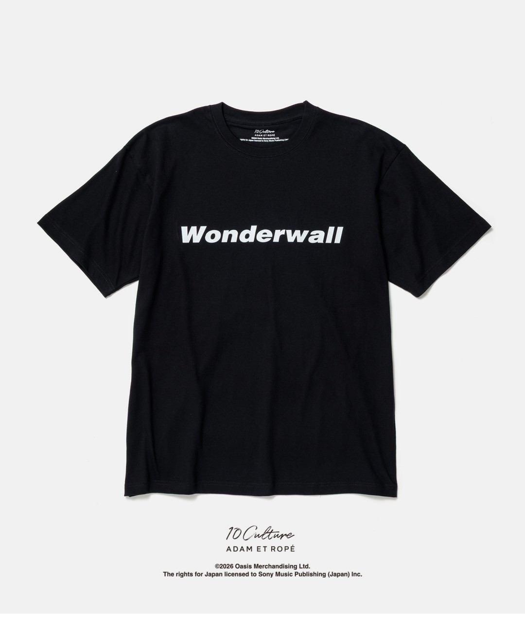 oasis 10Culture / ADAM ET ROPE’ 2026 AW 新作「Stop The Clocks Tee」が9/29 発売 (オアシス アダム エ ロペ ストップ・ザ・クロックス)