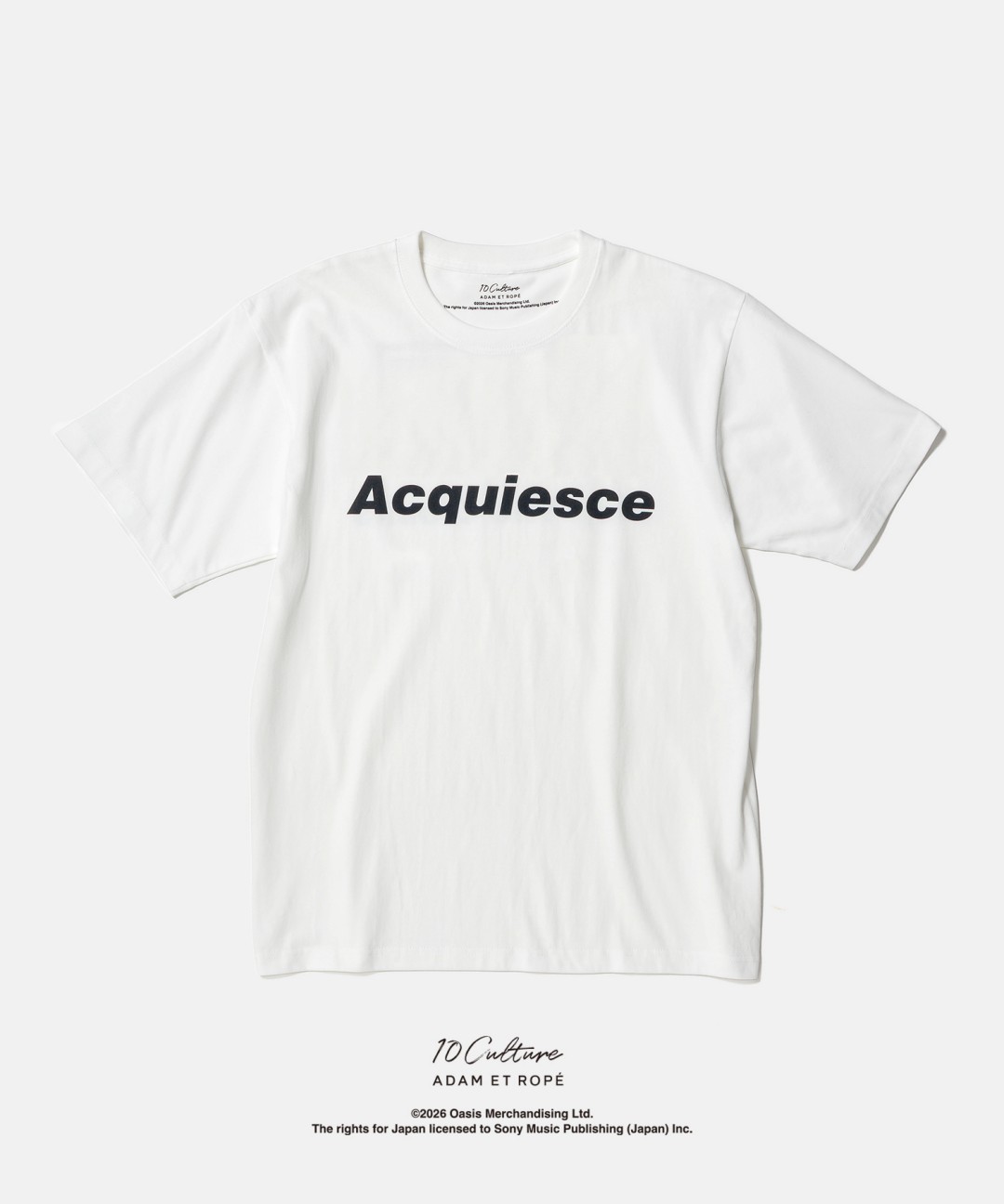 oasis 10Culture / ADAM ET ROPE’ 2026 AW 新作「Stop The Clocks Tee」が9/29 発売 (オアシス アダム エ ロペ ストップ・ザ・クロックス)
