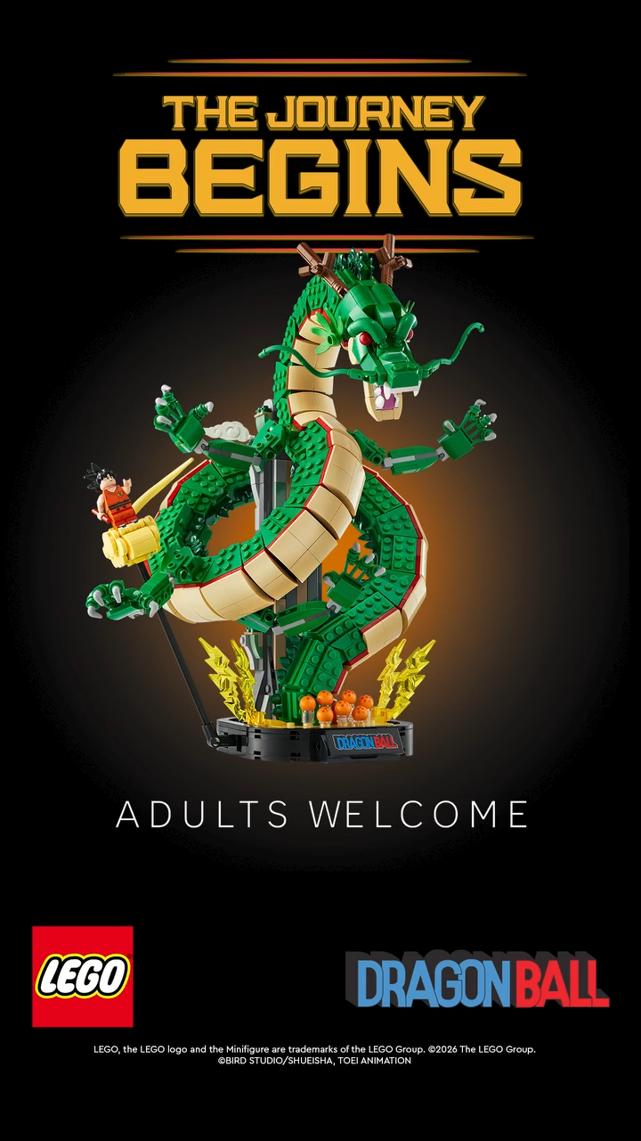 ドラゴンボール × レゴ コラボ「神龍＆孫悟空」が2026年 11/4 発売 (Dragon Ball LEGO Shenron Son Goku) [11390]