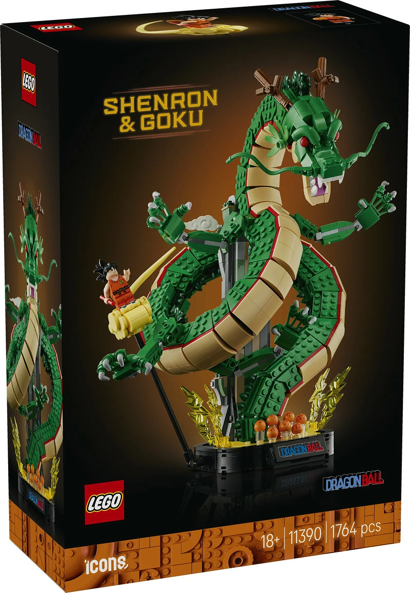 ドラゴンボール × レゴ コラボ「神龍＆孫悟空」が2026年 11/4 発売 (Dragon Ball LEGO Shenron Son Goku) [11390]