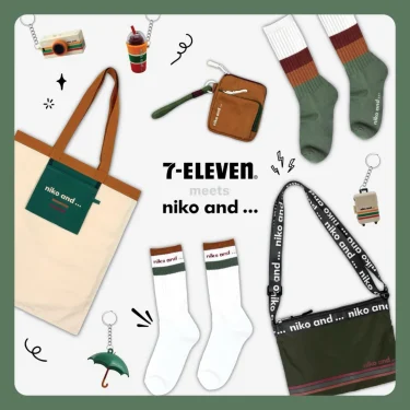 香港7-Eleven × niko and… コラボ第2弾が2026年 9/7 スタート (セブンイレブン ニコアンド)